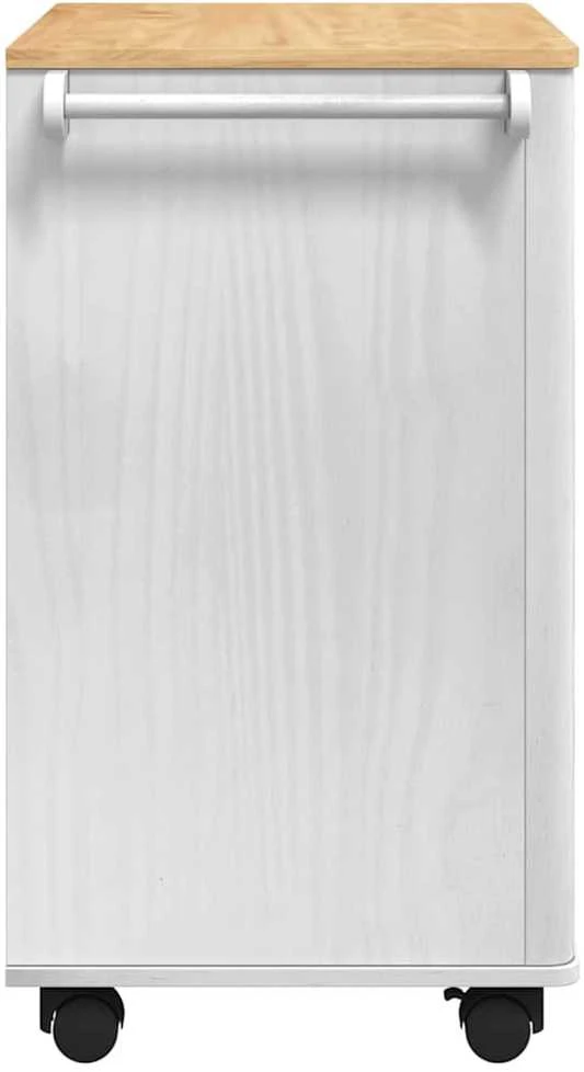 Virtuvės vežimėlis FLORO Balta 72,5 x 45 x 80 cm