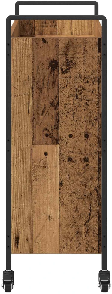 Virtuvės vežimėlis Senas medis 70 x 30 x 82 cm Apdirbta mediena