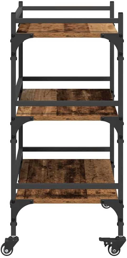 Virtuvės vežimėlis Senovinis medis 50 x 35 x 75.5 cm