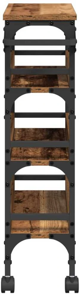 Virtuvės vežimėlis Senovinis medis 53 x 20 x 76 cm