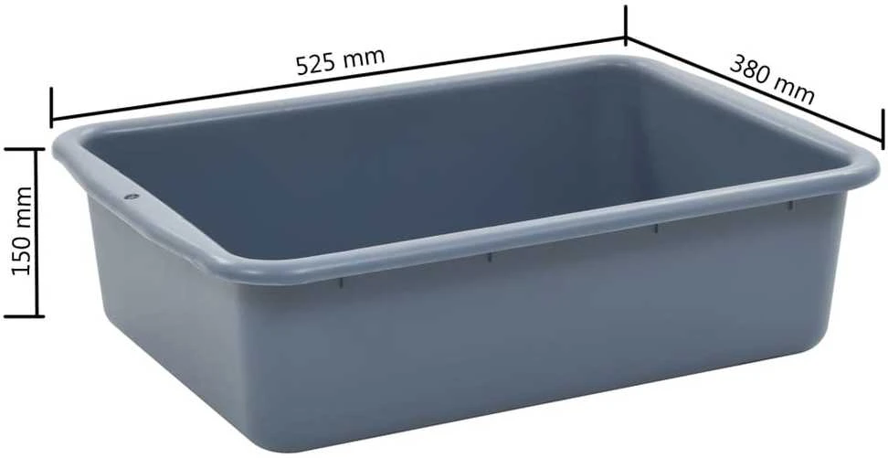Virtuvės vežimėlis su plastikinėmis dėžėmis, 82x43,5x93 cm
