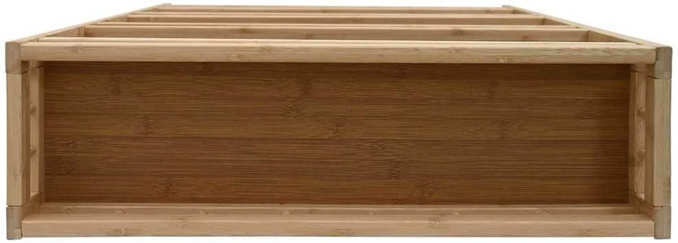 Virtuvės vežimėlis su ratais Natūrali 60 x 18 x 97 cm Bambukas