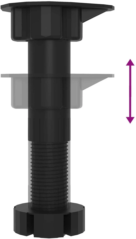 Virtuvės vienetas KALMAR 5 vnt. Itin blizgi balta
