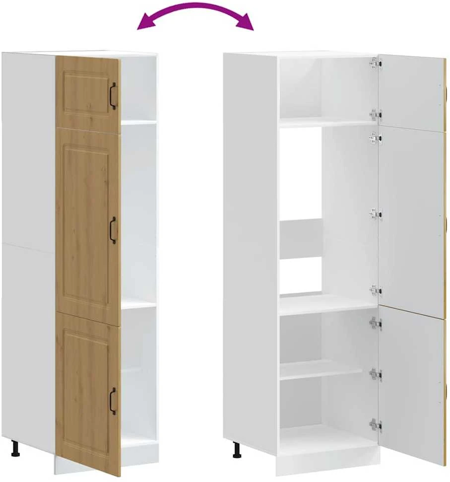 Virtuvinė spintelė "Kalmar" Artisan Oak Engineered Wood