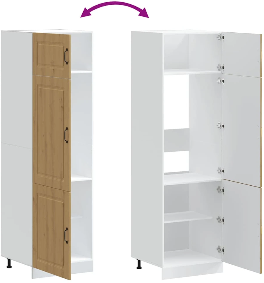 Virtuvinė spintelė "Kalmar" Artisan Oak Engineered Wood