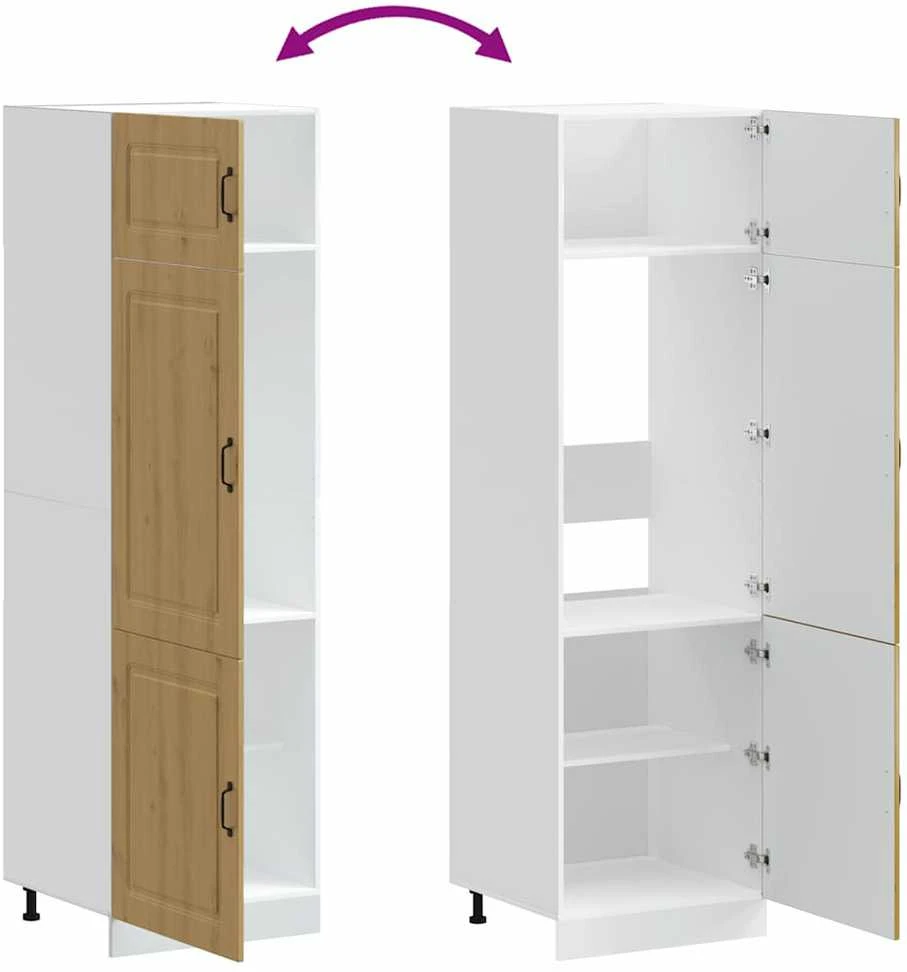 Virtuvinė spintelė "Kalmar" Artisan Oak Engineered Wood