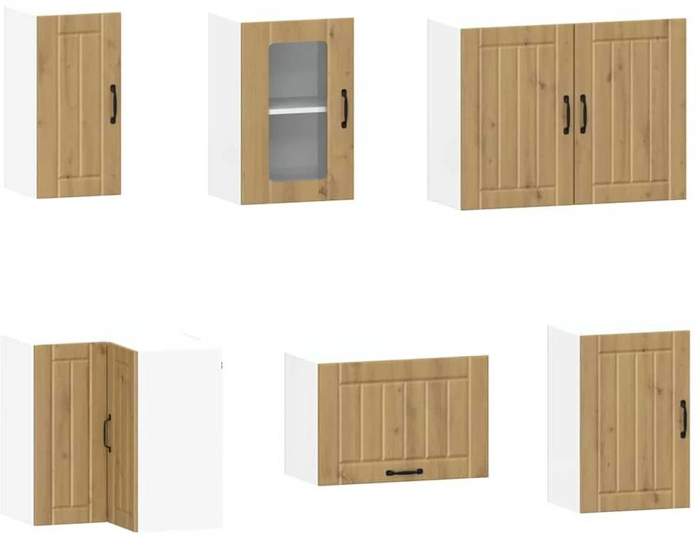 Virtuvinių spintelių komplektas, 11 dalių, Kalmar, artisano