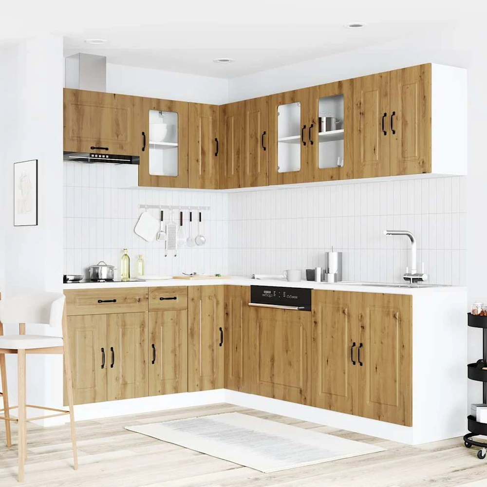 Virtuvinių spintelių komplektas, 11 dalių, Kalmar, artisano