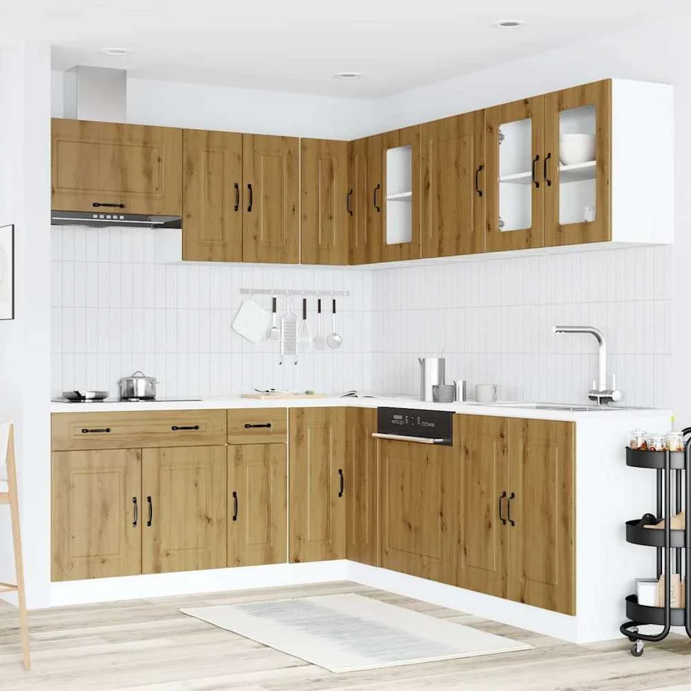 Virtuvinių spintelių komplektas, 11 dalių, Kalmar, artisano