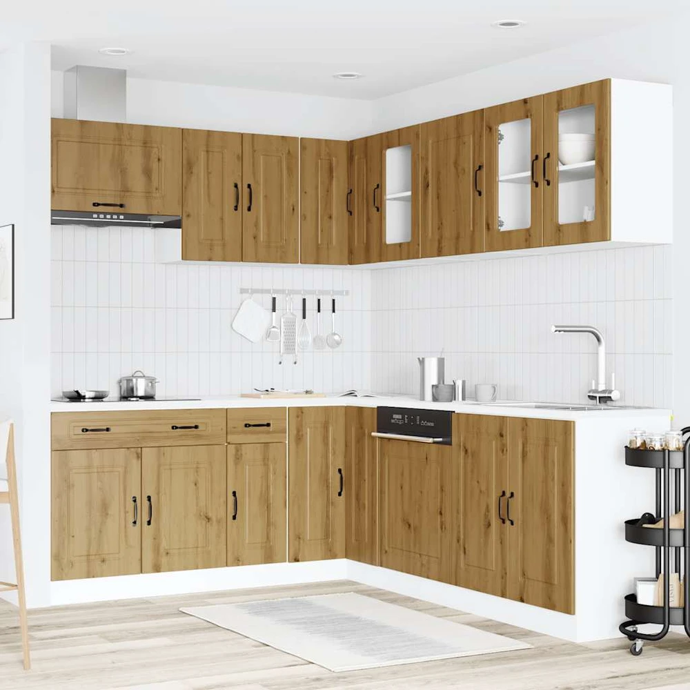 Virtuvinių spintelių komplektas, 11 dalių, Kalmar, artisano