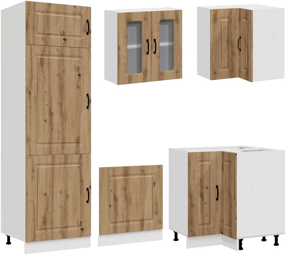 Virtuvinių spintelių komplektas, 14 dalių, Kalmar, artisano