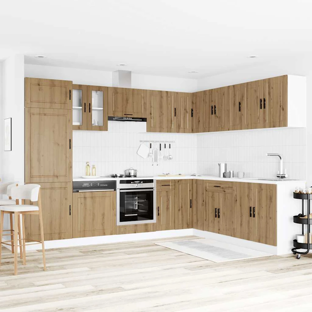 Virtuvinių spintelių komplektas, 14 dalių, Porto, artisano