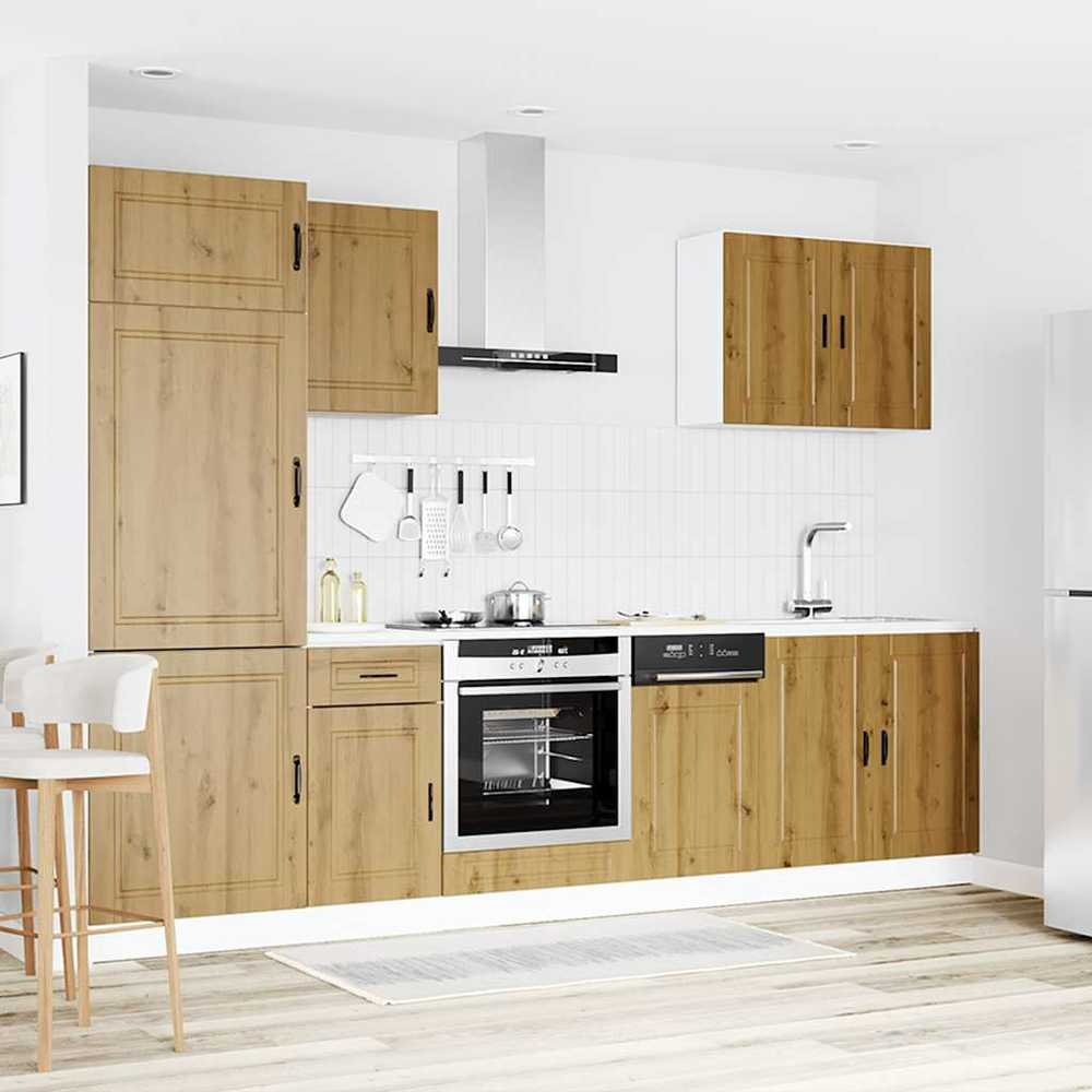 Virtuvinių spintelių komplektas, 7 dalių, Kalmar, artisano