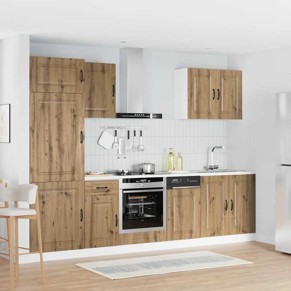Virtuvinių spintelių komplektas, 7 dalių, Kalmar, artisano