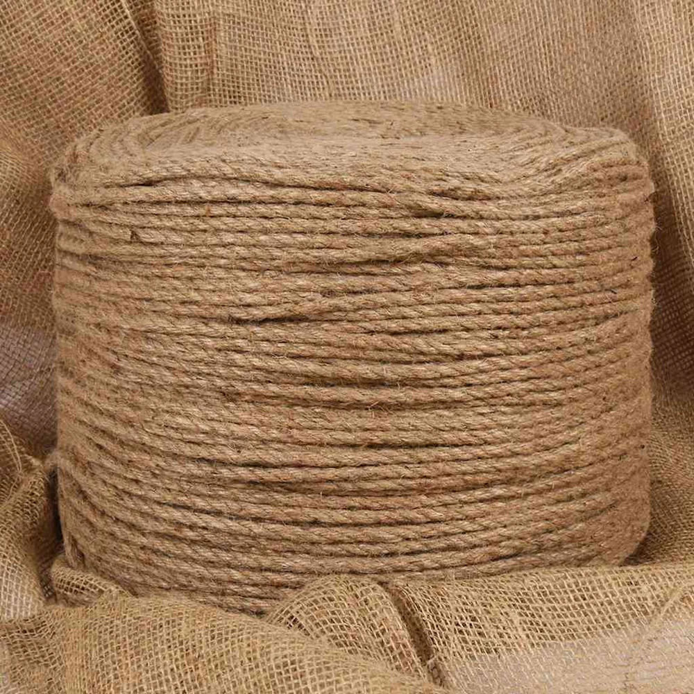 Virvė, 100% džiutas, 6mm, 500m