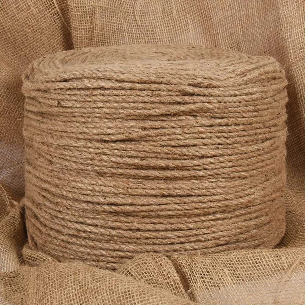 Virvė, 100% džiutas, 6mm, 500m