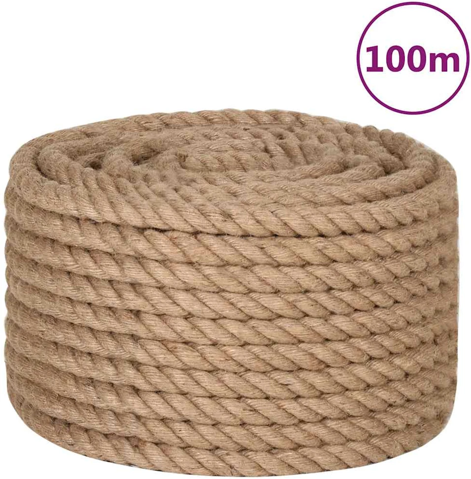 Virvė, 100 m, 100% džiutas, 20 mm