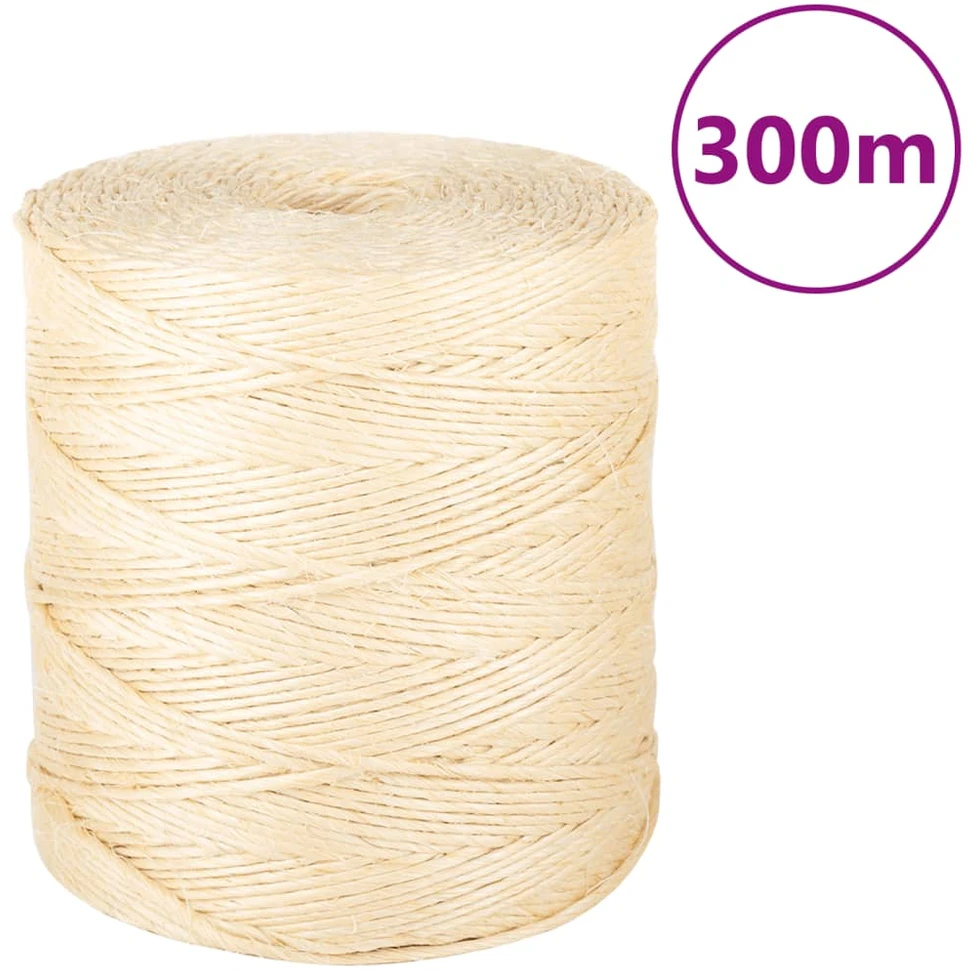 Virvė, 300m, 100% sizalis, 2mm