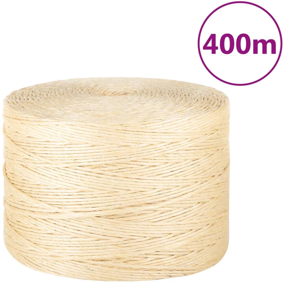 Virvė, 400m, 100% sizalis, 3mm