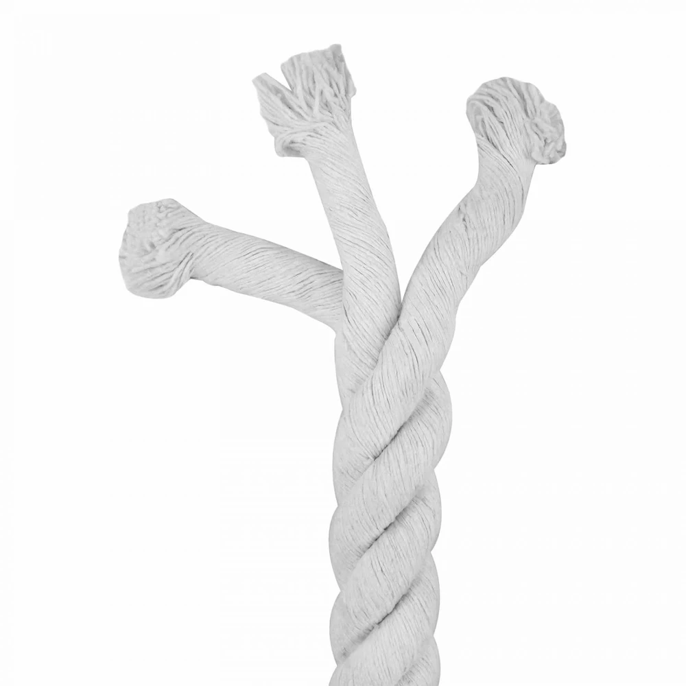 Medvilninė virvė 30 mm 25 m Balta 100% Medvilnė