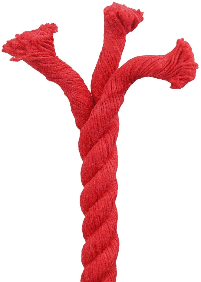 Medvilninė virvė 20 mm 25 m Raudona 100% Medvilnė