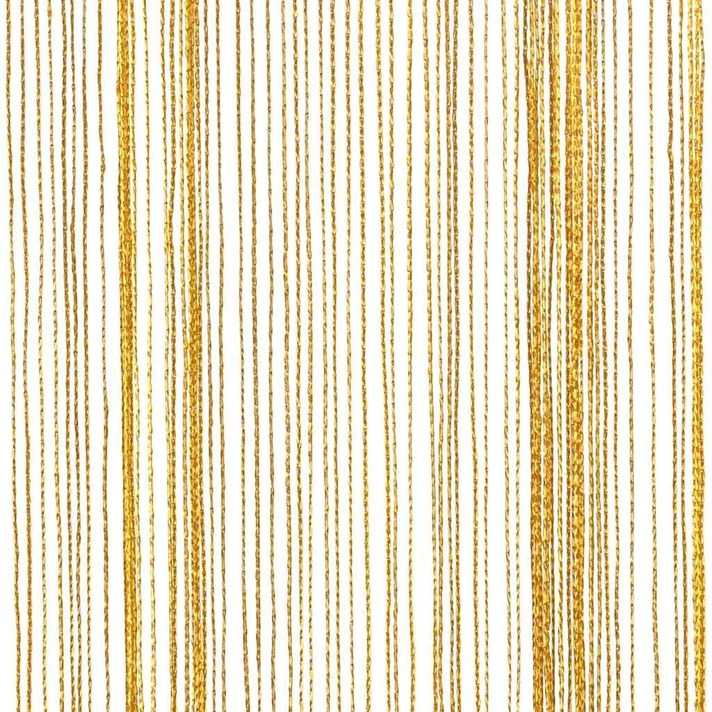 Virvelinės užuolaidos, 2 vnt., auksinės spalvos, 140x250 cm