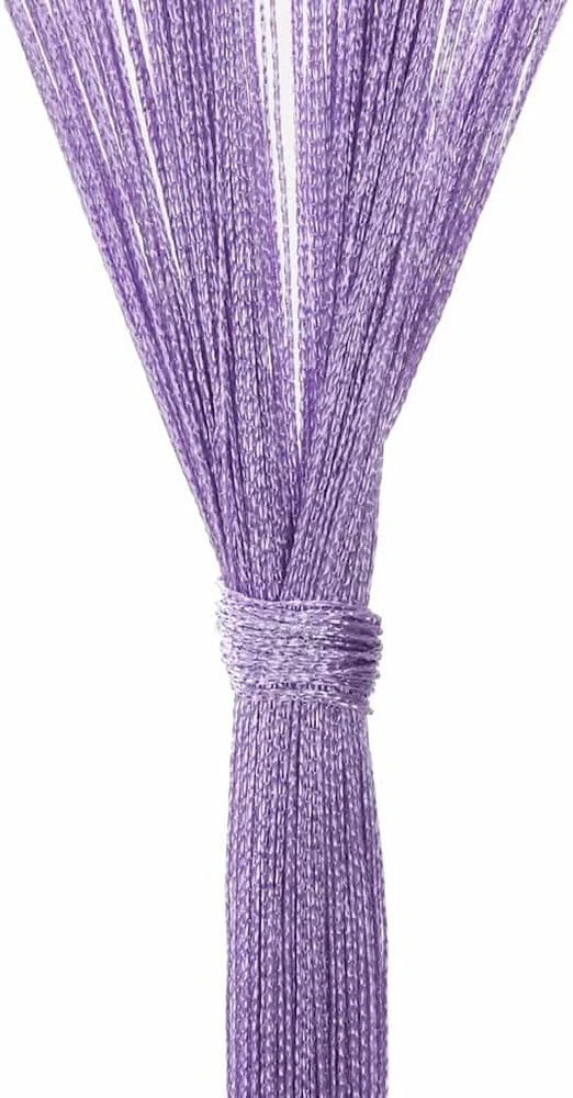 Virvelinės užuolaidos, 2 vnt., violetinės, 100x250 cm