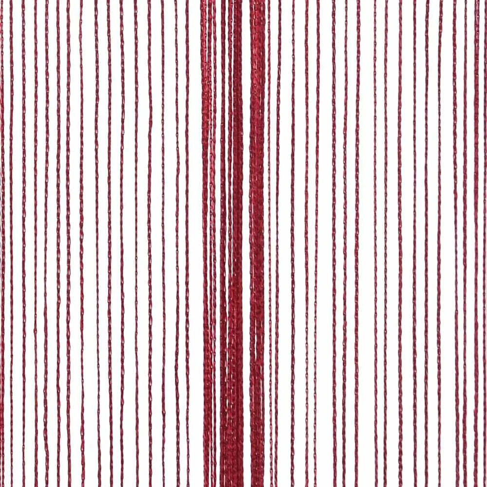 Virvelinės užuolaidos, 2vnt., 100x250cm, vyšninės spalvos