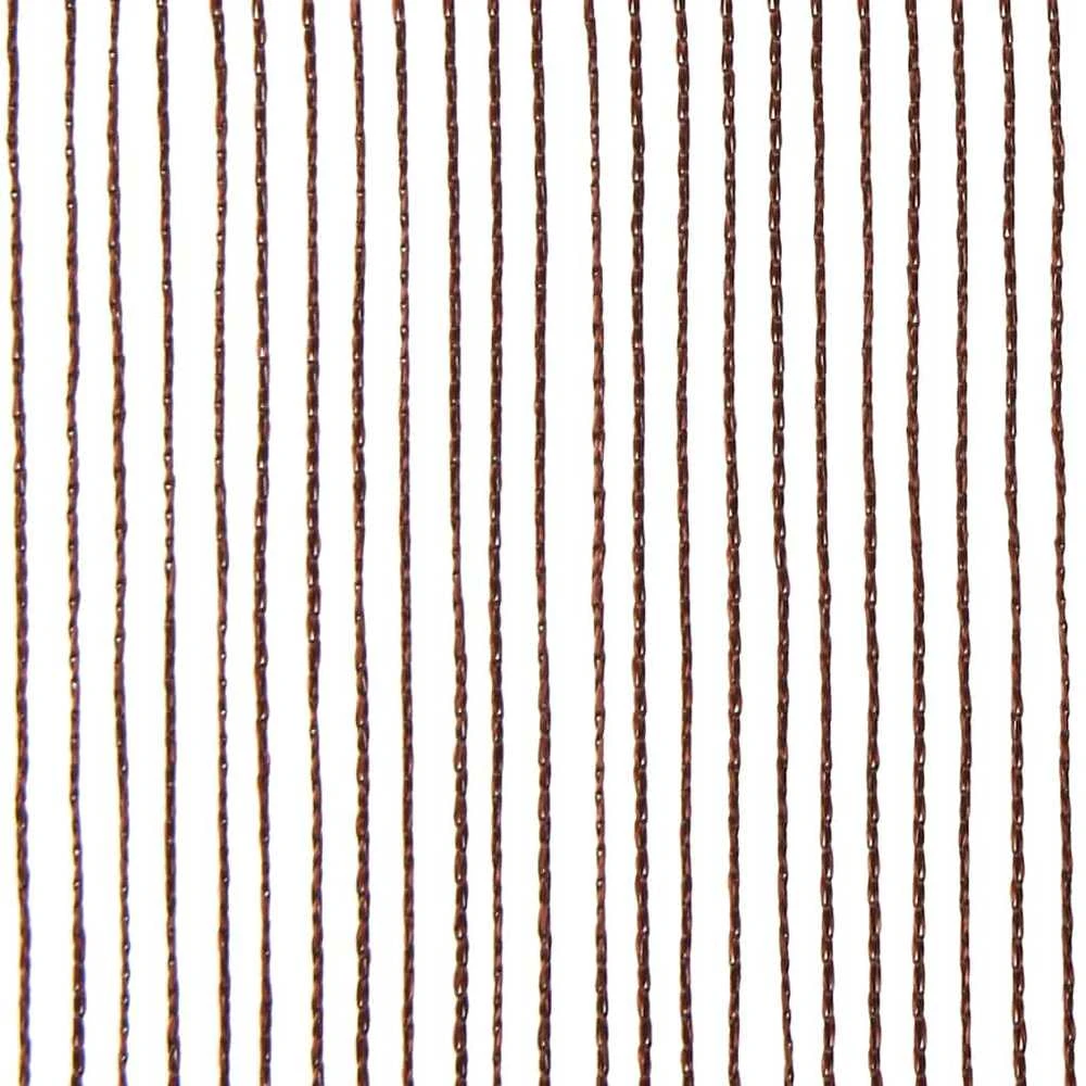 Virvelinės užuolaidos, 2vnt., 100x250cm, rudos spalvos