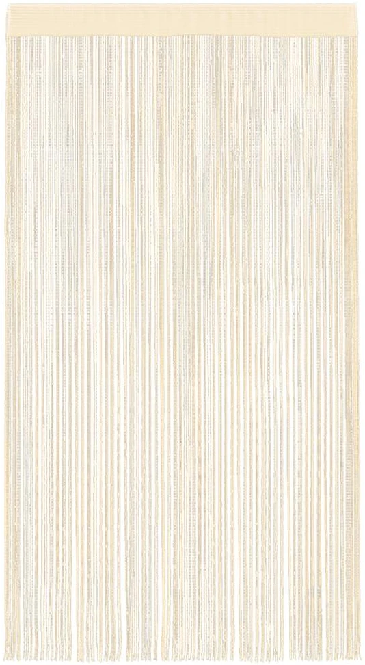 Virvelinės užuolaidos, 2vnt., 140x250cm, kreminės spalvos
