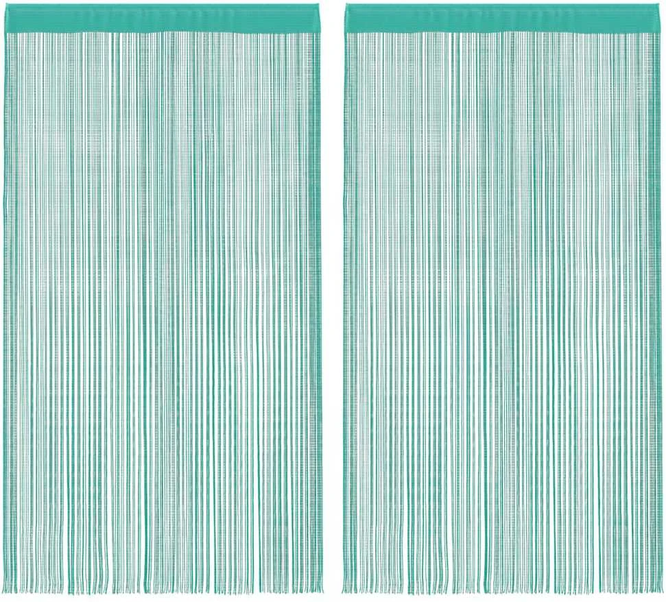 Virvelinės užuolaidos, 2vnt., 140x250cm, turkio spalvos