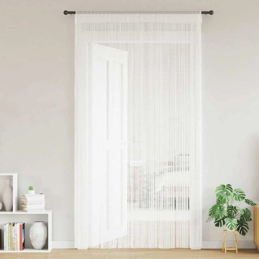 Virvelinės užuolaidos, 2vnt., 140x250cm, baltos spalvos