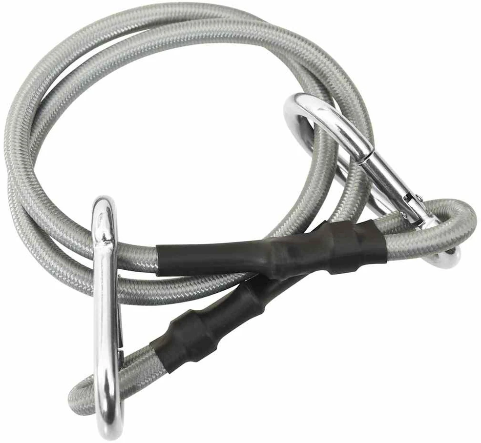 310252 Ropes with Carabiner 4 pcs Rubber