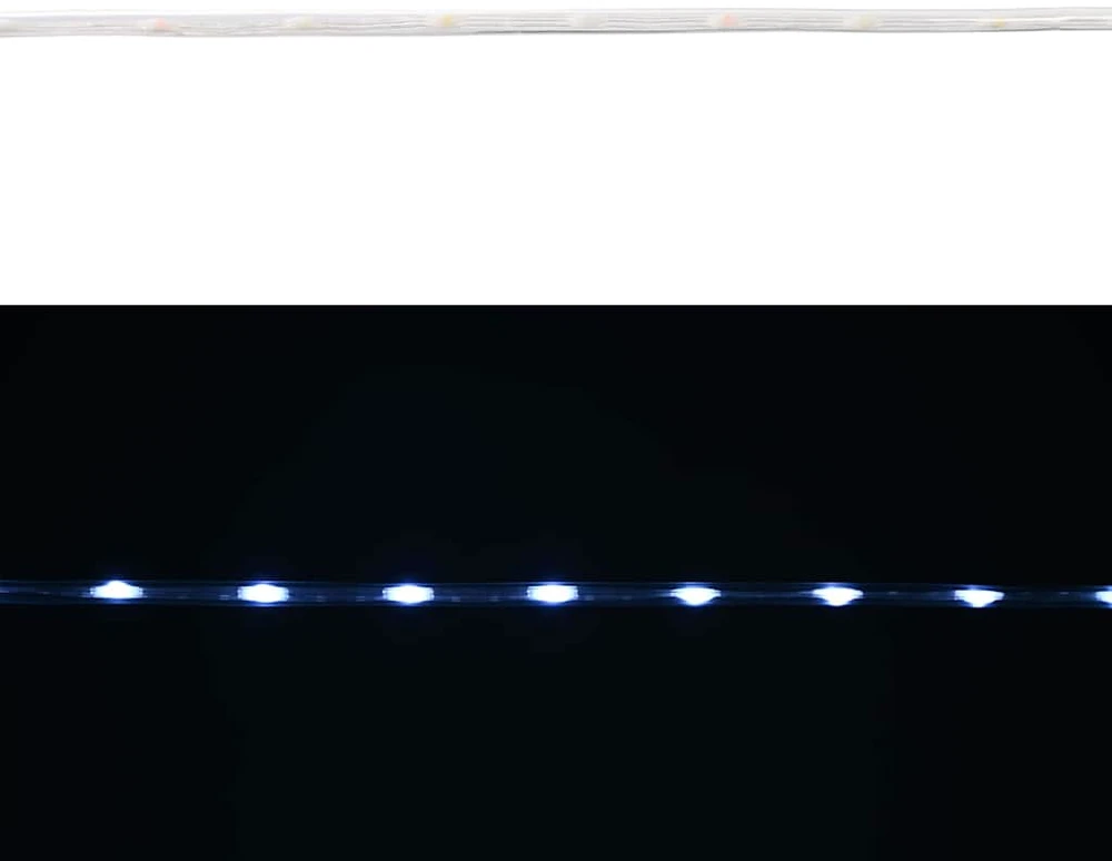 Virvės Šviesa su 120 LED Šalta balta 5 m PVC