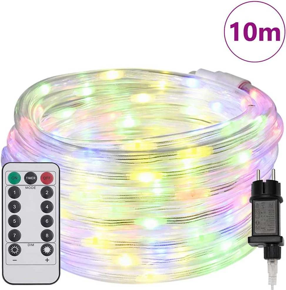 Virvės Šviesa su 240 LED Įvairiaspalvis 10 m PVC