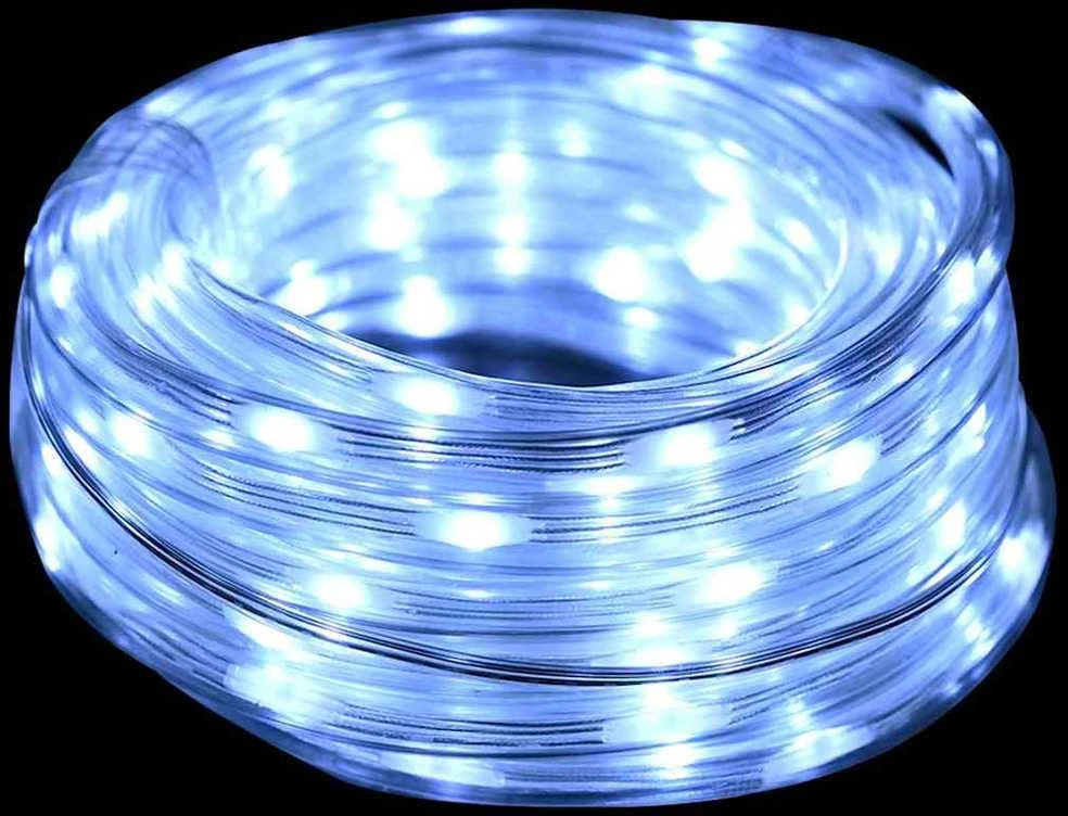 Virvės Šviesa su virvių žibintais Šaltas baltas 100 m PVC