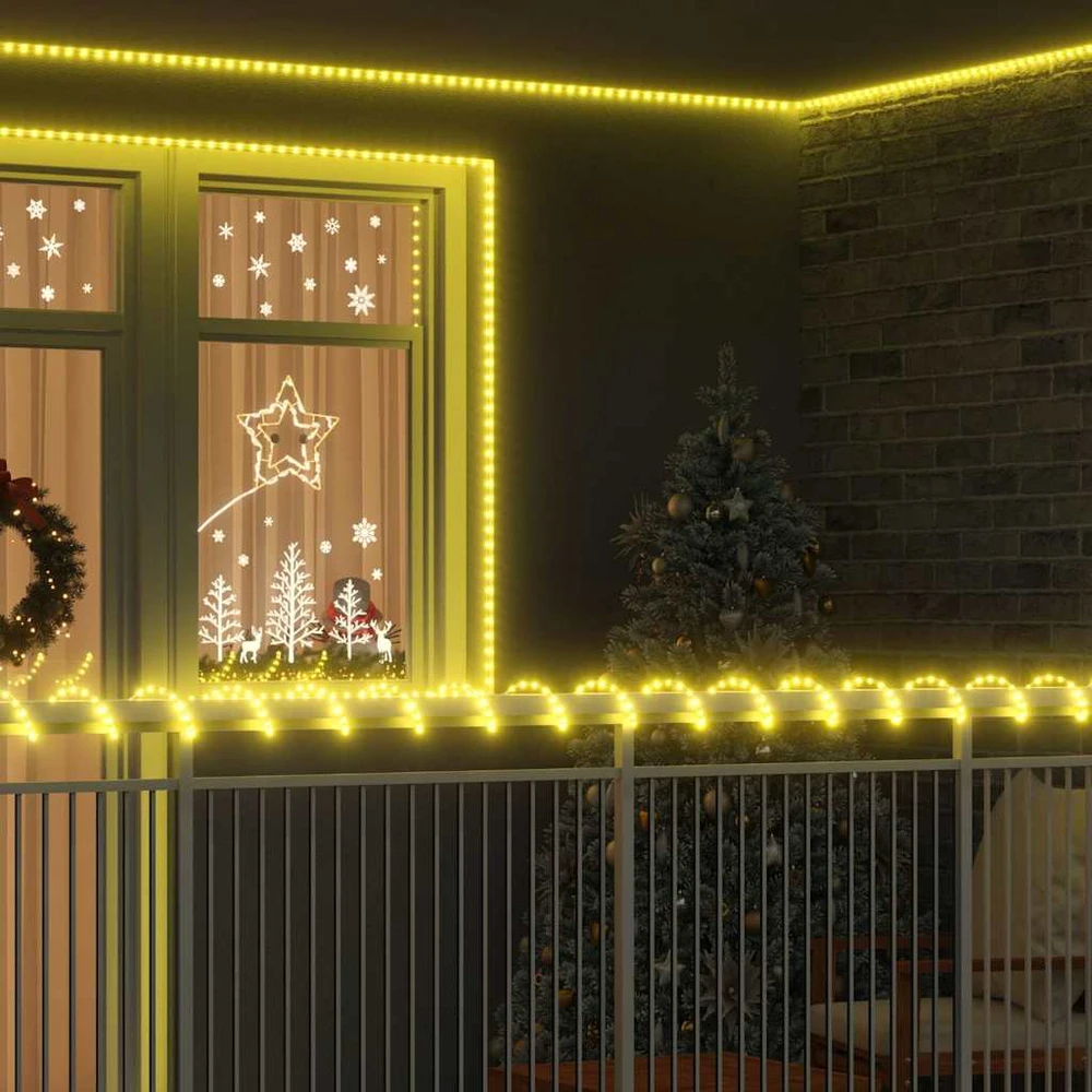 Virvės Šviesa su 480 LED Šilta balta 20 m PVC