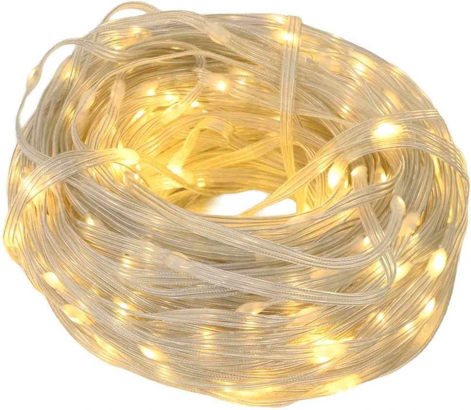 Virvinės lemputės 400 LED Šilta balta 40 m