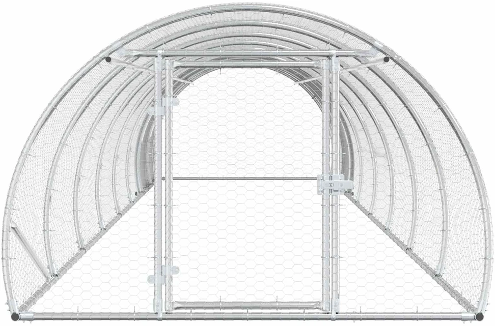 Vištų būdas Sidabrinė 800 x 150 x 100 cm Galvanizuotas plienas