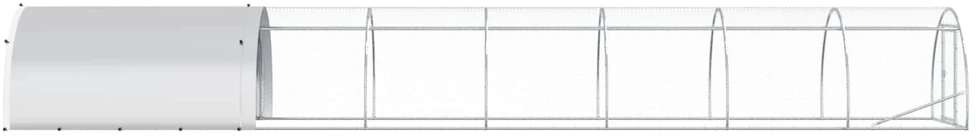 Vištų būdas Sidabrinė 800 x 150 x 100 cm Galvanizuotas plienas