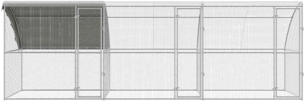 Narvas vištoms su 3 durelėmis 3 vnt. Sidabro 600x200x200cm