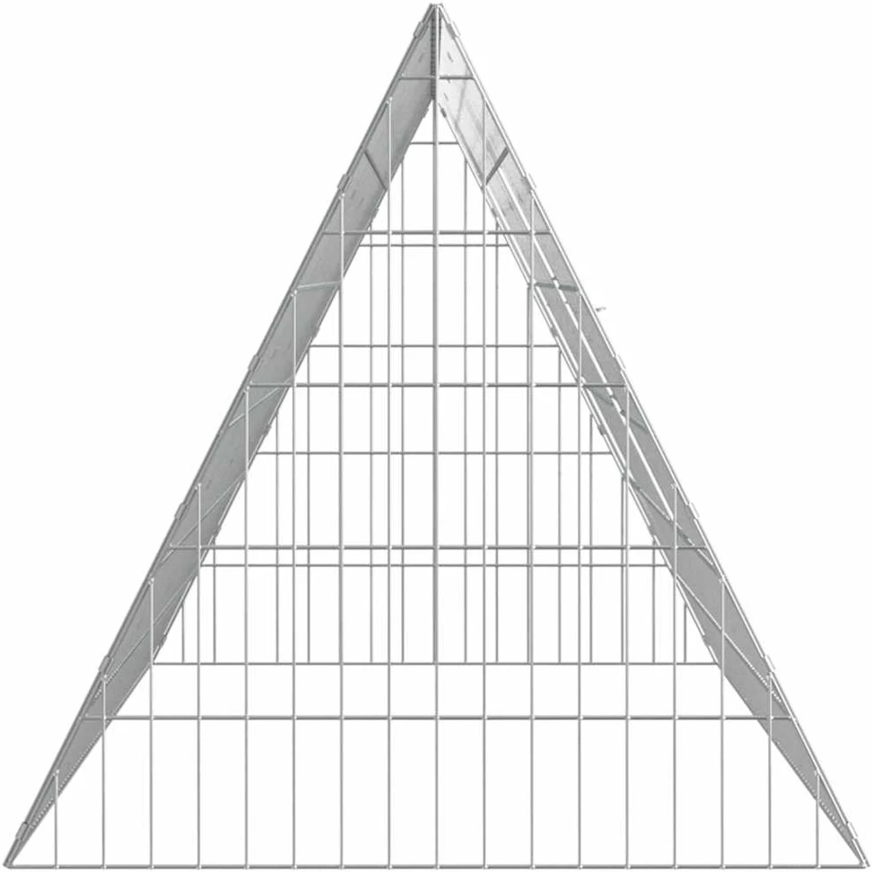 Vištų narvas Sidabrinė 215 x 55 x 55 cm Galvanizuotas plienas