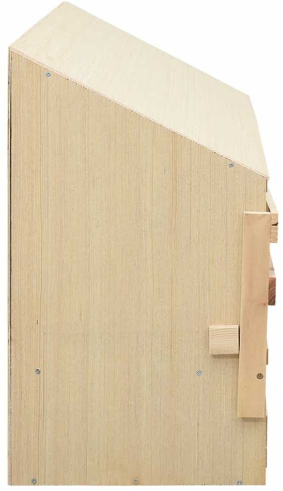 Vištų perėjimo lizdas, 5 sekcijos, 117x33x54cm, pušies masyvas