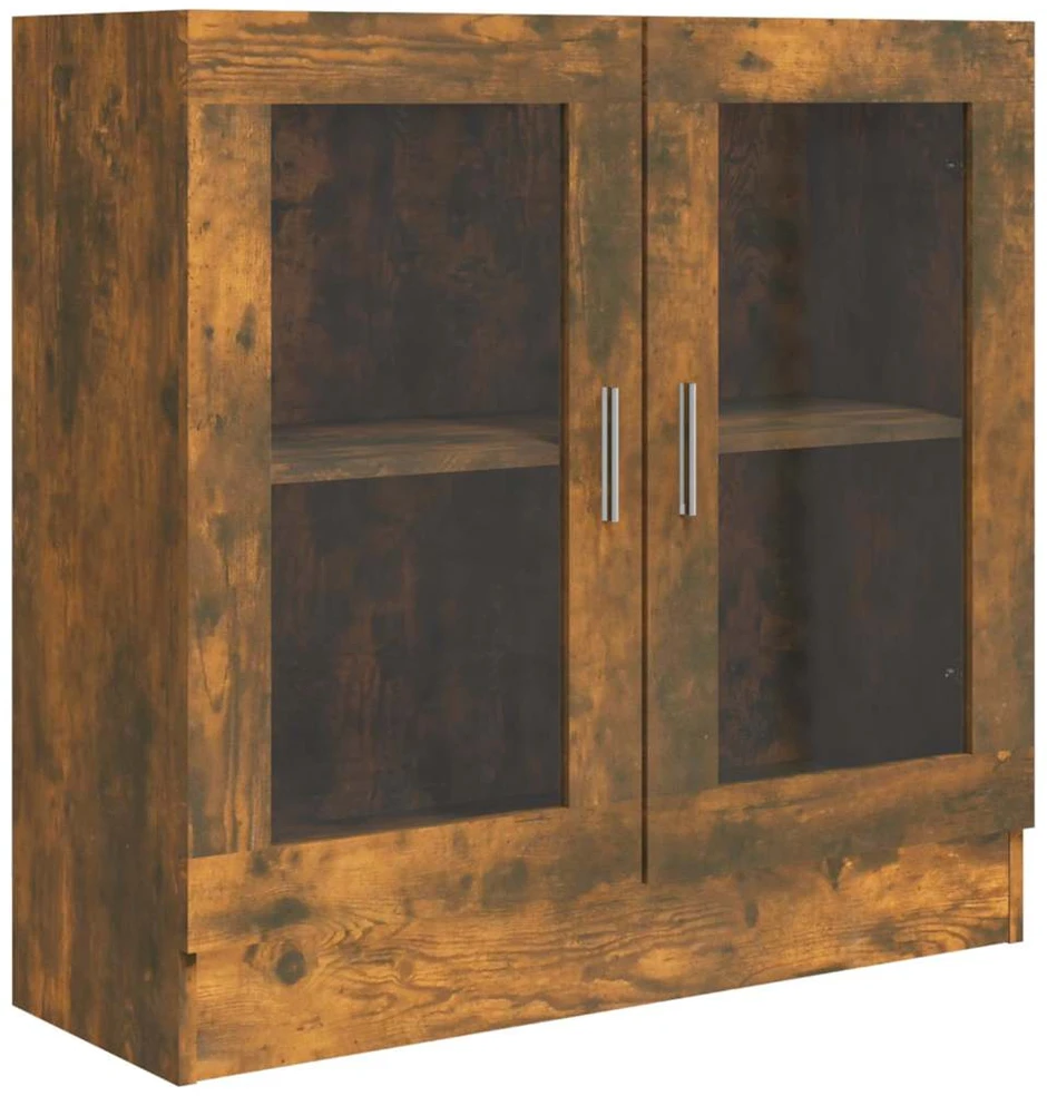 Vitrininė spintelė, dūminio ąžuolo, 82,5x30,5x80cm, mediena