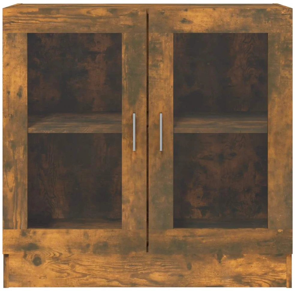 Vitrininė spintelė, dūminio ąžuolo, 82,5x30,5x80cm, mediena