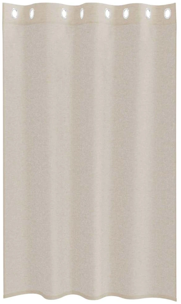 Voile Užuolaida 2 vnt. Smėlio 175 x 140 cm Poliesteris