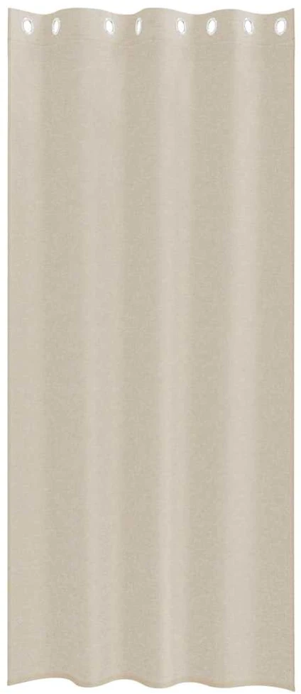 Voile Užuolaida 2 vnt. Smėlio 225 x 140 cm Poliesteris