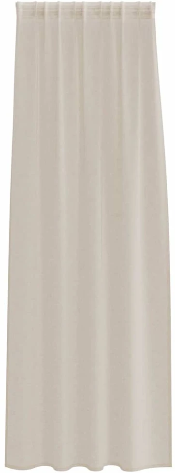 Voile Užuolaida 2 vnt. Smėlio 245 x 140 cm Poliesteris