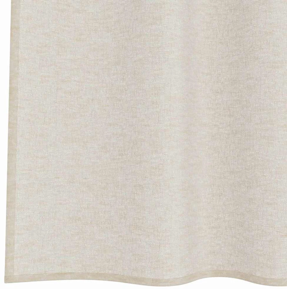 Voile Užuolaida 2 vnt. Smėlio 245 x 140 cm Poliesteris