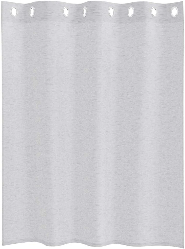 Voile Užuolaida 2 vnt. Šviesiai pilka 140 x 140 cm Poliesteris